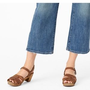 Sanita Mida Sandals Brown Leather Size 8-8.5